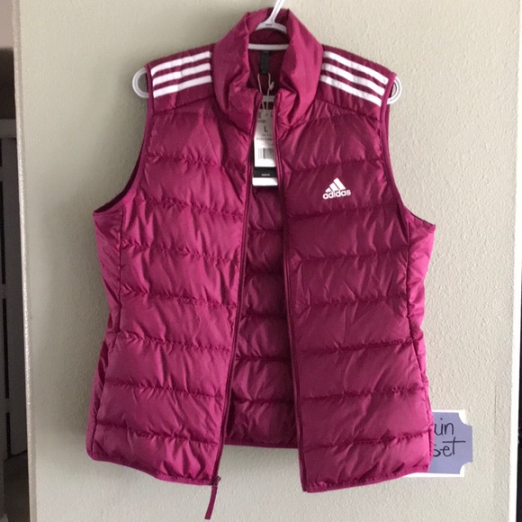 New Adidas Womens Puffer Sports Vest 